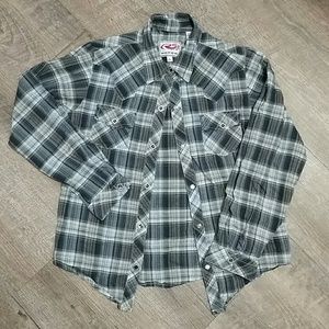 Girl's Roper Button-up Blouse (size L10-12)